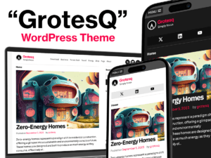 "GrotesQ" WordPress Theme